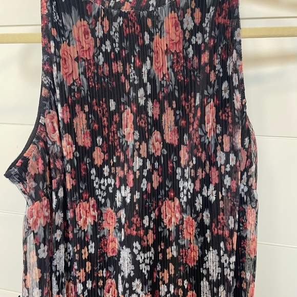 NWT Sam Edelman Floral Black Midi Maxi Dress size 4 - Picture 6 of 10